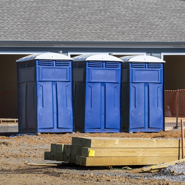 is there a specific order in which to place multiple porta potties in Sherwood